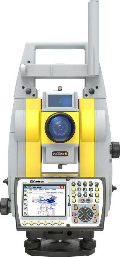 Carlson CR2+ robotic total station, product photo
